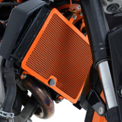 Protection de radiateur R&G Racing RAD0164BK pour KTM 390 Duke 2013-2019 en aluminium