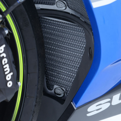 Protection de radiateur d'huile R&G Racing OCG0030BK pour Suzuki GSX-R1000 2017-2019 en aluminium