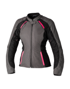 Veste textile femme RST Ava Ladies Grey/Black/Neon Pink