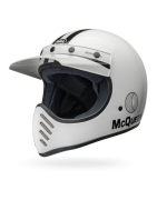 Casque Bell Moto-3 Steve McQueen Gloss White/Black