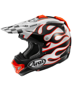 Casque Arai MX-V EVO Flame White