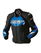 Blouson cuir RST Tractech Evo D3O Black/Blue