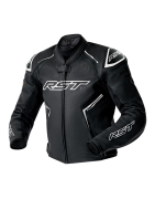 Blouson cuir RST S-1 D3O Black/White