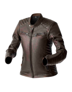 Blouson cuir femme RST Roadster Air D3O Ladies Brown