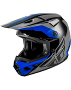 Casque FLY Racing Kinetic Crest Grey/Black/Blue