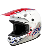 Casque enfant/junior FLY Racing Kinetic Youth Drip Red/White/Blue