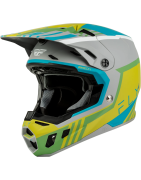 Casque FLY Racing Formula CC Strike Matte Grey/Green/Teal