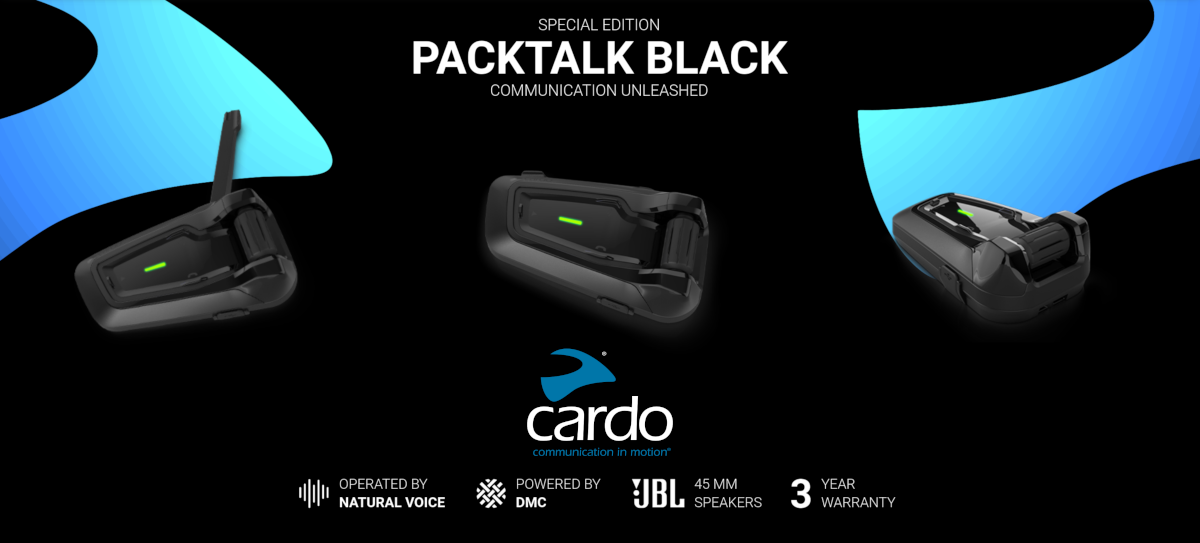 Intercom Cardo Packtalk Black JBL Edition
